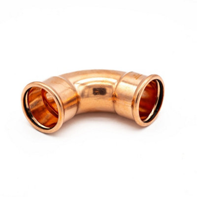 Primaflow Primapress Pressfit 90 Degree Elbow 54mm from B&Q