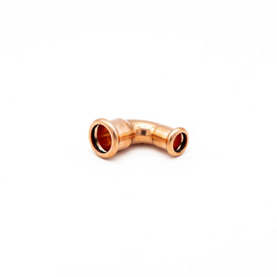 Primaflow Primapress Pressfit 90 Degree Reduced Elbow 22X15mm from B&Q