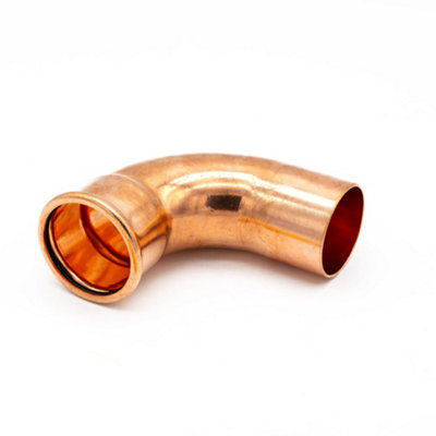 Primaflow Primapress Pressfit 90 Degree Street Elbow 54mm from B&Q