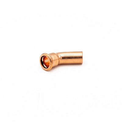Primaflow Primapress Pressfit 45 Degree Obtuse Street Elbow 22mm from B&Q