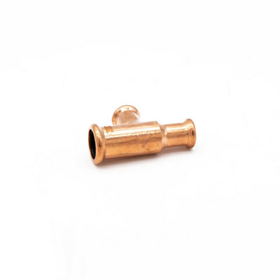 Primaflow Primapress Pressfit  22X15X15mm Reducing Tee from B&Q
