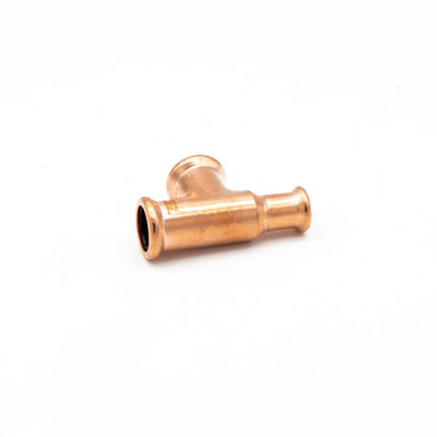 Primaflow Primapress Pressfit  22X15X22mm Reducing Tee from B&Q