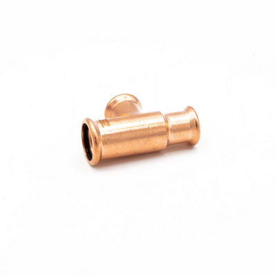 Primaflow Primapress Pressfit  28X22X22mm Reducing Tee from B&Q