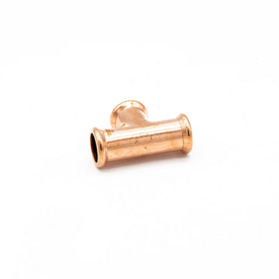 Primaflow Primapress Pressfit Equal Tee 22mm from B&Q