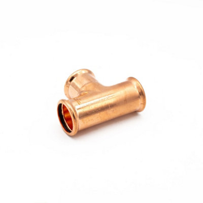 Primaflow Primapress Pressfit Equal Tee 35mm from B&Q