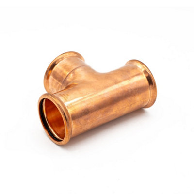 Primaflow Primapress Pressfit Equal Tee 54mm from B&Q