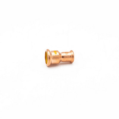 Primapress Pressfit Gas 22X15mm Reduced Coupler from B&Q