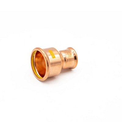Primapress Pressfit Gas 54X35mm Reduced Coupler from B&Q