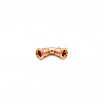 Primaflow Primapress Pressfit Gas 15mm 90 Degree Elbow from B&Q