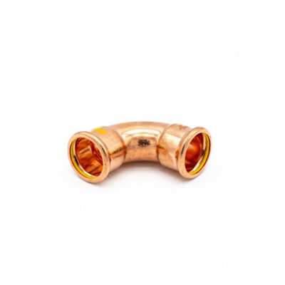 Primaflow Primapress Pressfit Gas 35mm 90 Degree Elbow from B&Q