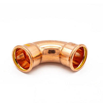Primaflow Primapress Pressfit Gas 54mm 90 Degree Elbow from B&Q