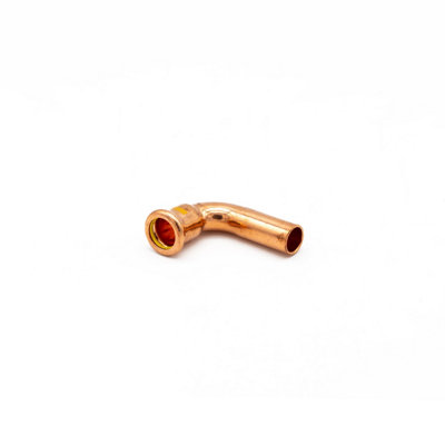 Primaflow Primapress Pressfit Gas 15mm 90 Degree Street Elbow from B&Q