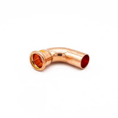 Primaflow Primapress Pressfit Gas 28mm 90 Degree Street Elbow from B&Q