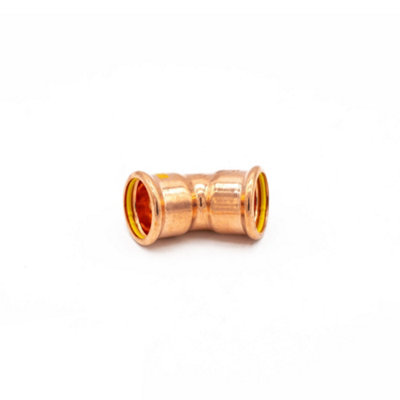Primaflow Primapress Pressfit Gas 35mm 45 Degree Obtuse Elbow from B&Q