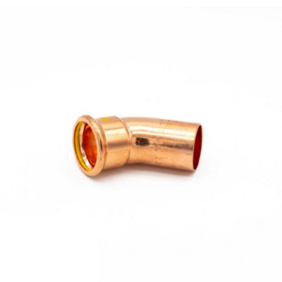 Primaflow Primapress Pressfit Gas 42Mm 45 Degree Obtuse Street Elbow