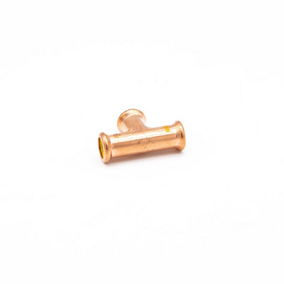 Primaflow Primapress Pressfit Gas 15mm Equal Tee from B&Q