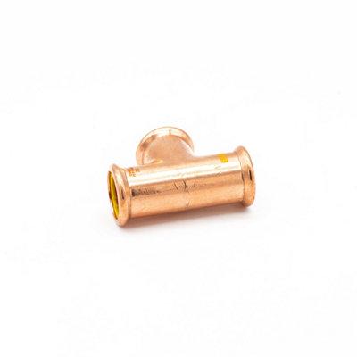 Primaflow Primapress Pressfit Gas 28mm Equal Tee from B&Q