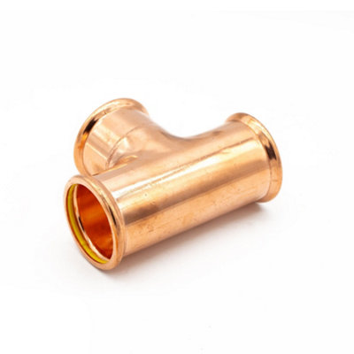 Primaflow Primapress Pressfit Gas 54mm Equal Tee from B&Q