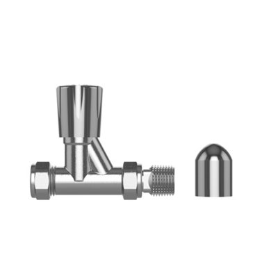 Pro Plus Straight Manual Radiator Valve 15Mm B&Q