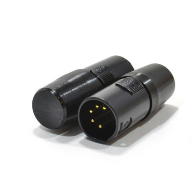 Kenable Pulse Dmx Xlr 5 Pin Terminators Black (2 Pack) from B&Q