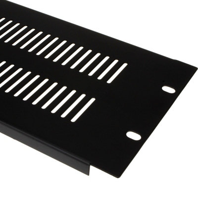 Kenable Rack Mount Data Cabinet Flight Case Mesh Vented Blanking Plate 19 Inch 3U from B&Q