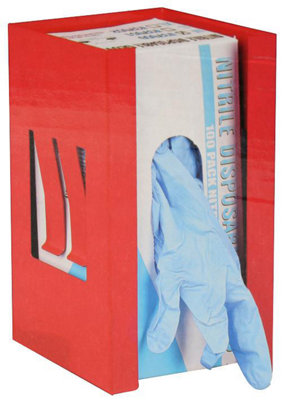 Duratool Metal Magnetic Glove / Tissue Dispenser Holder from B&Q