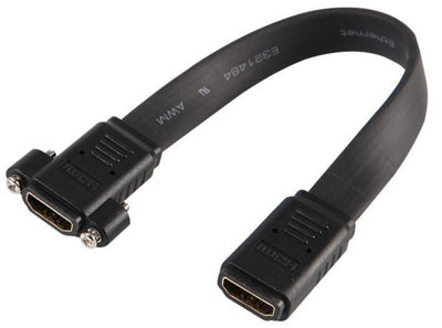 ProSignal Pro SignalHdmi Female To Female Panel Mount Adaptor Lead165mm Black from B&Q