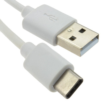 Kenable Usb 2.0 Type A Male To Type C Data Transfer Or Charging Cable 0.5M White from B&Q