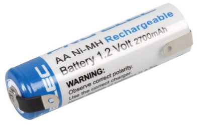 Pro ElecIndustrial Nimh Rechargeable Aa Battery2700Mah Tagged from B&Q