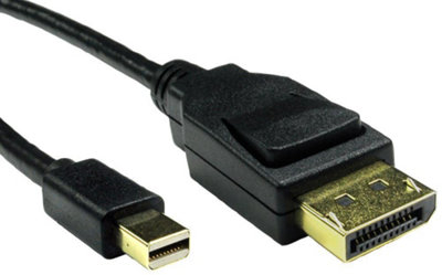 ProSignal Pro Signal 8K Mini Displayport To Displayport 1.4 Male To Male Lead0.5M Black from B&Q