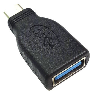 ProSignal Pro SignalUsb-C Plug To Usb-A Socket Usb 3.0 Adaptor from B&Q