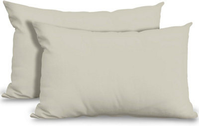 Gaveno Cavailia Percale Plain Pillowcase CreamPair