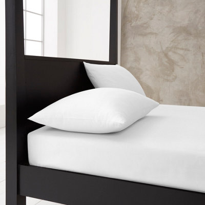 Gc Gaveno Cavailia Premium Super Soft Percale Fitted Sheet Super King White