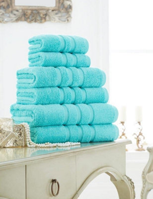 Gc Gaveno Cavailia 4 Pack Zero Twist Bath Sheet 90X140 Aqua Quick Absorbent & Super Soft Towels from B&Q