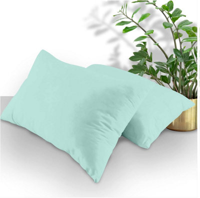 Gaveno Cavailia Plain Housewife Pillowcases AquaPair