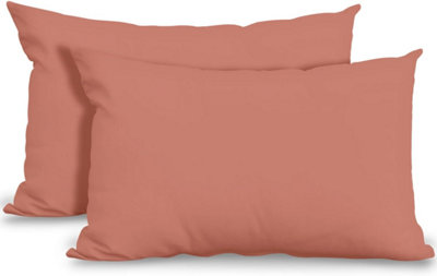 Gaveno Cavailia Percale Plain Pillowcase Blush PinkPair