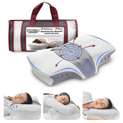 Gaveno Cavailia Gc Orthopedic Cervical Pillow For Neck & Shoulder Pain, Orthopaedic Memory Foam Pillow For Sleeping 64X38 Cm