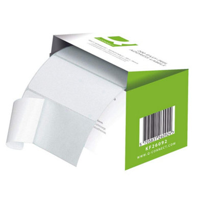 Q-Connect Address Label Roll Repositionable Self Adhesive 89 mm X 36 mm White from B&Q