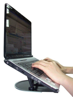 Q-Connect Aluminium Laptop StandBlack