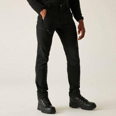 Regatta Professional Prolite Softshell Stretch Trousers Black from B&Q