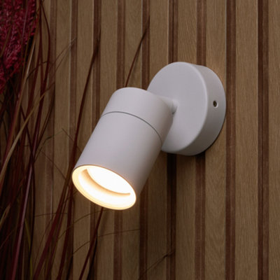 Litecraft Pack Of 2 Kenn White Adjustable Outdoor Wall Lights from B&Q