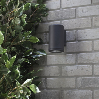 Litecraft Argo Anthracite Led Outdoor Wall Light from B&Q