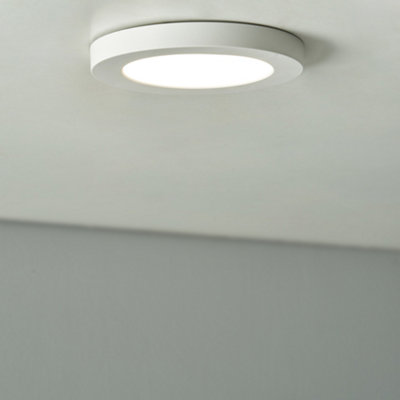 Litecraft Darly White 6 Watt Led Bathroom Ceiling Light from B&Q