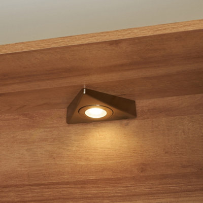 Litecraft 5 Pack Scott Satin Nickel Natural White Kitchen Led Under Cabinet Light from B&Q