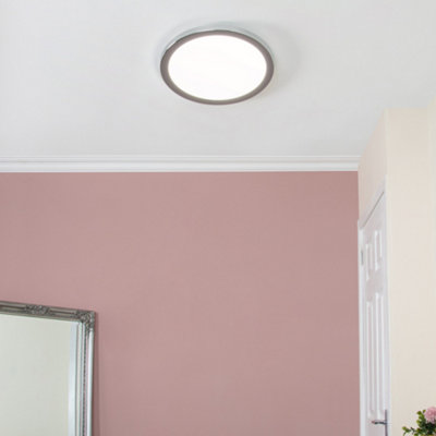 Litecraft Chrome Magnetic Bezel For 24W Darly Bathroom Flush Ceiling Light from B&Q