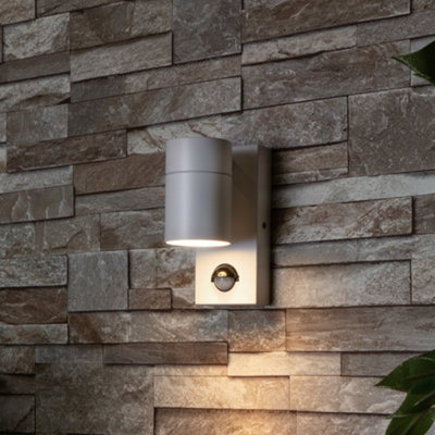 Litecraft Kenn White Outdoor Wall Light With Pir Sensor from B&Q