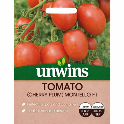 Unwins Unwin Vegetable SeedsTomato Montello F1 from B&Q