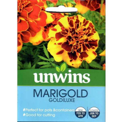 Unwins Unwin Flower Seeds Marigold Goldiluxe Seeds from B&Q