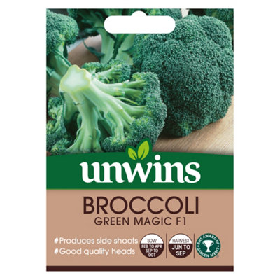 Unwins Vegetable Seeds Broccoli Green Magic F1 Seeds from B&Q