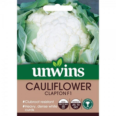 Unwins Vegetable Seeds Cauliflower Clapton F1 Seeds from B&Q